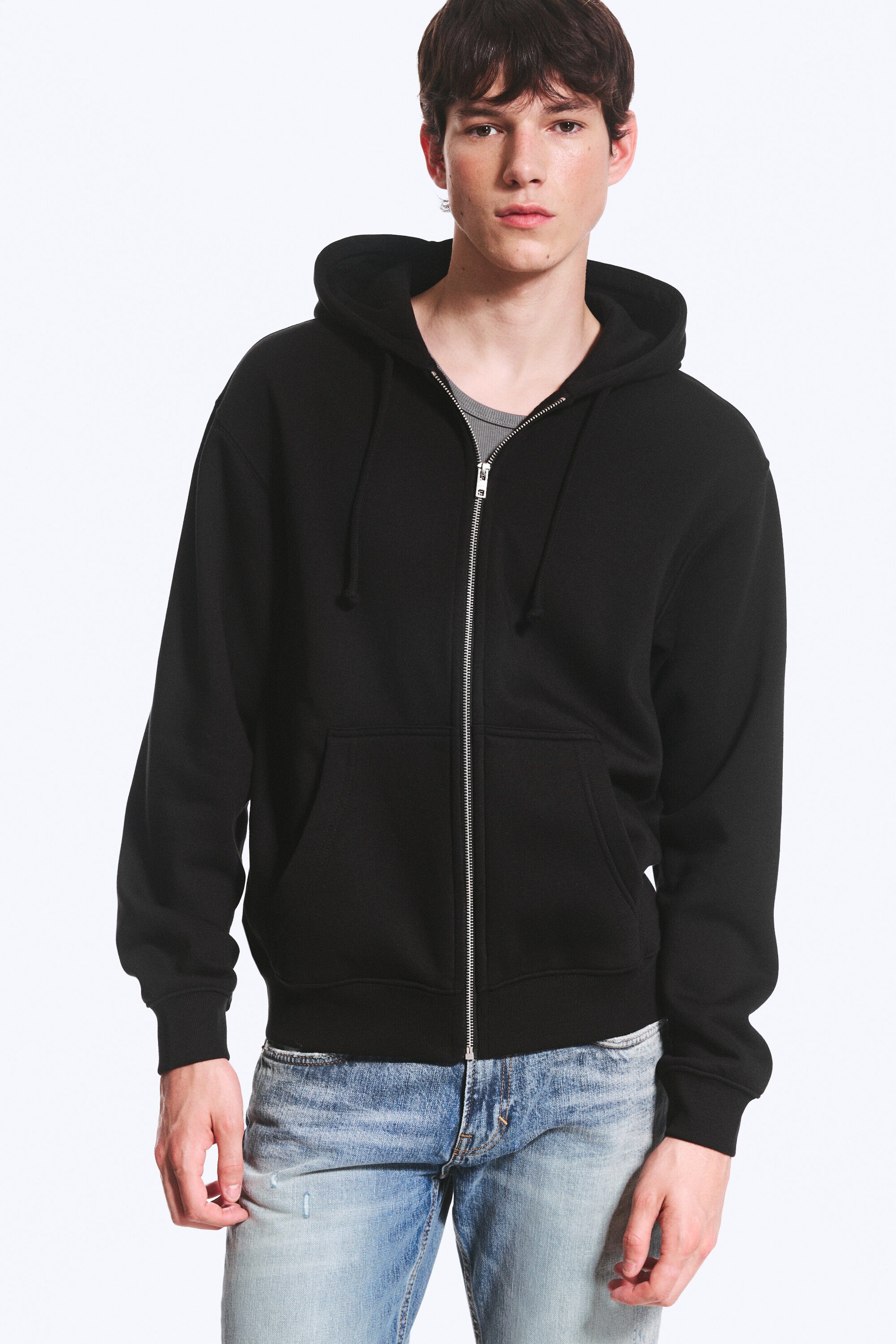 Black - Classic Zip Hoodie - 2
