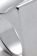 Silver - Asymmetric Stainless Steel Ring - 2