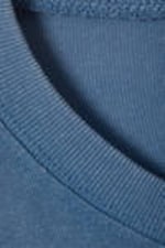 Blauw met wassing - Oversized T-shirt met lange mouwen - 1