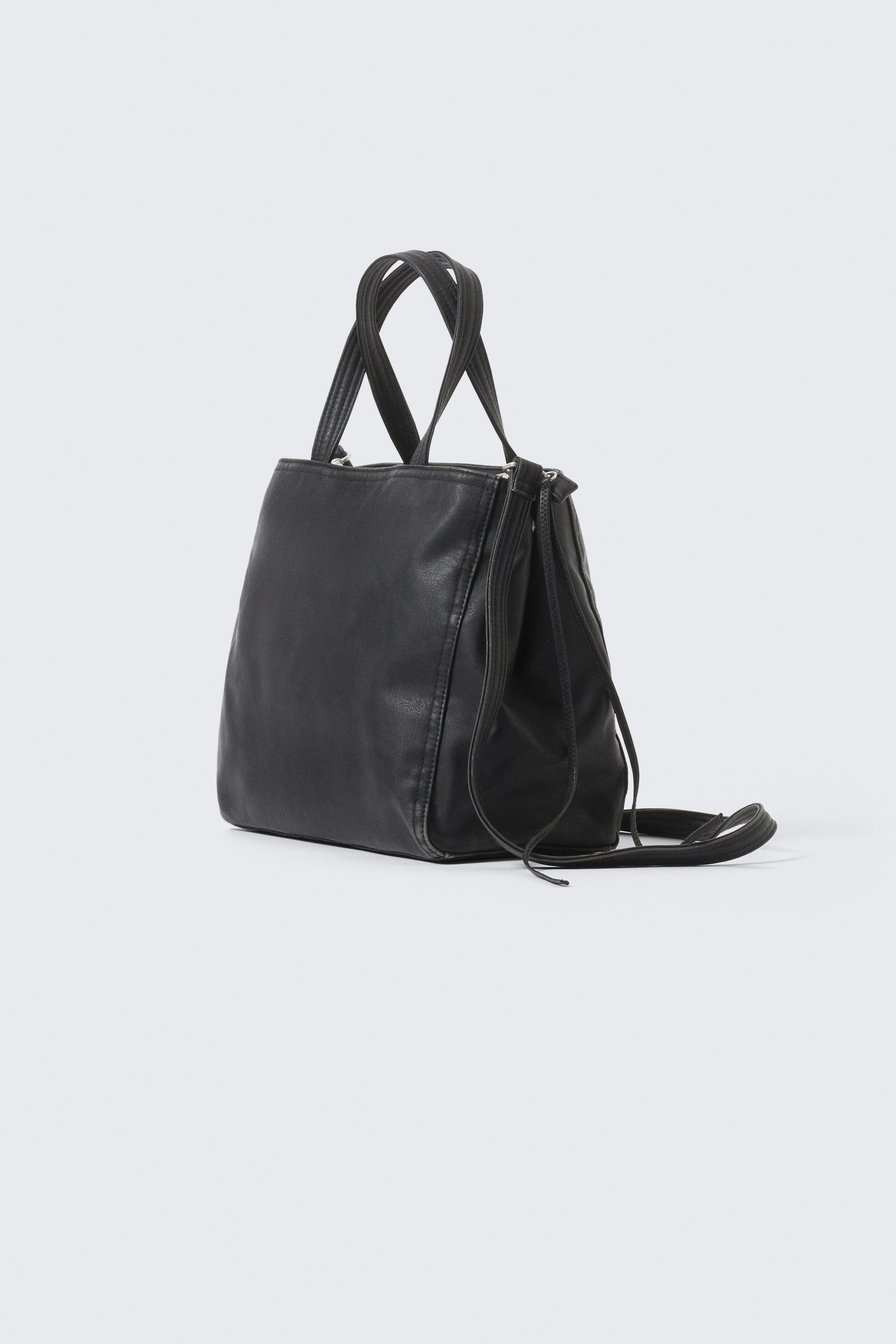 Zobacz większy obraz: Średnia torba z imitacji skóry - Ciemny - ONA | H&M PL 4
