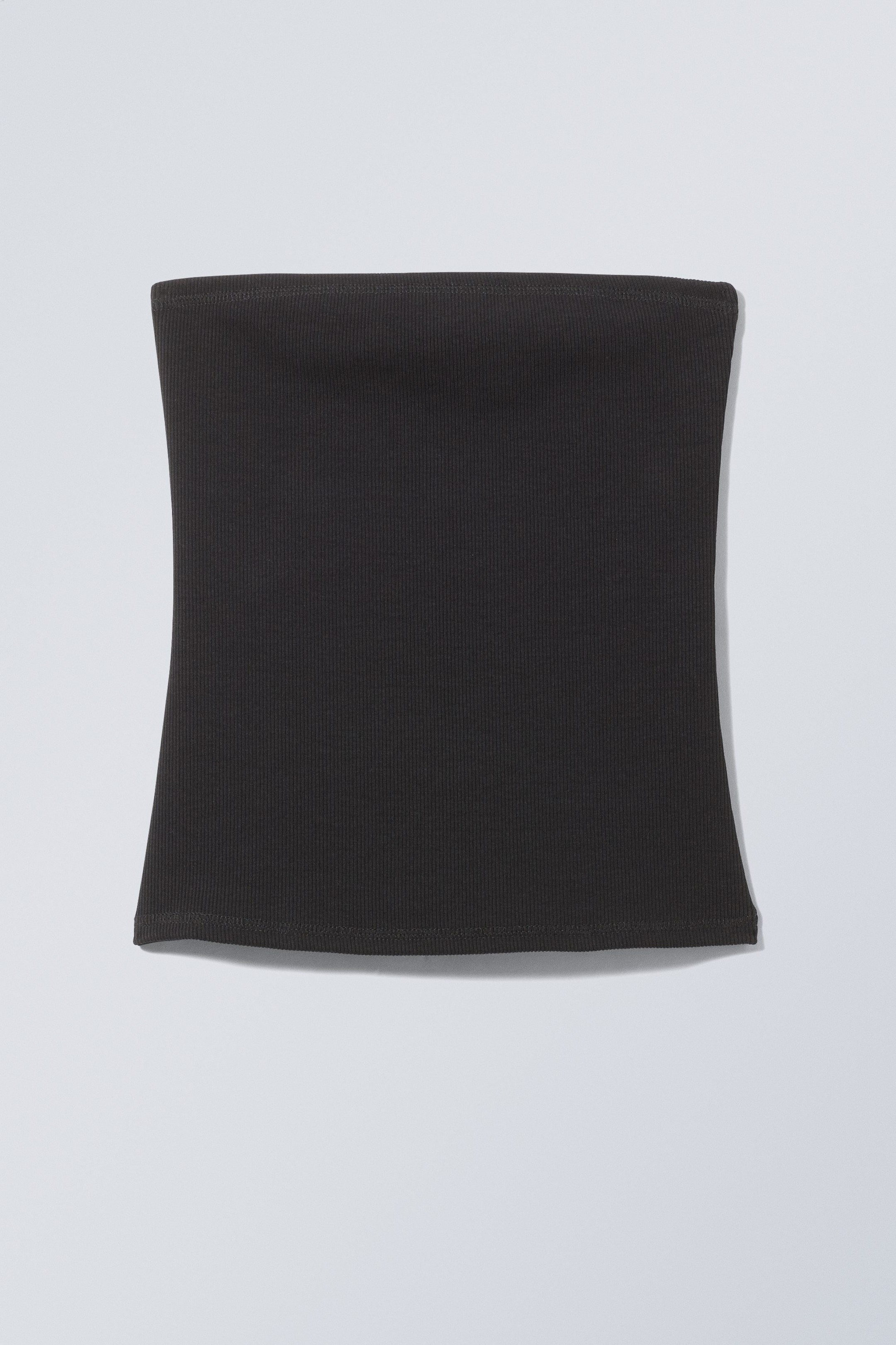 Black - Tania Rib Tube Top - 0
