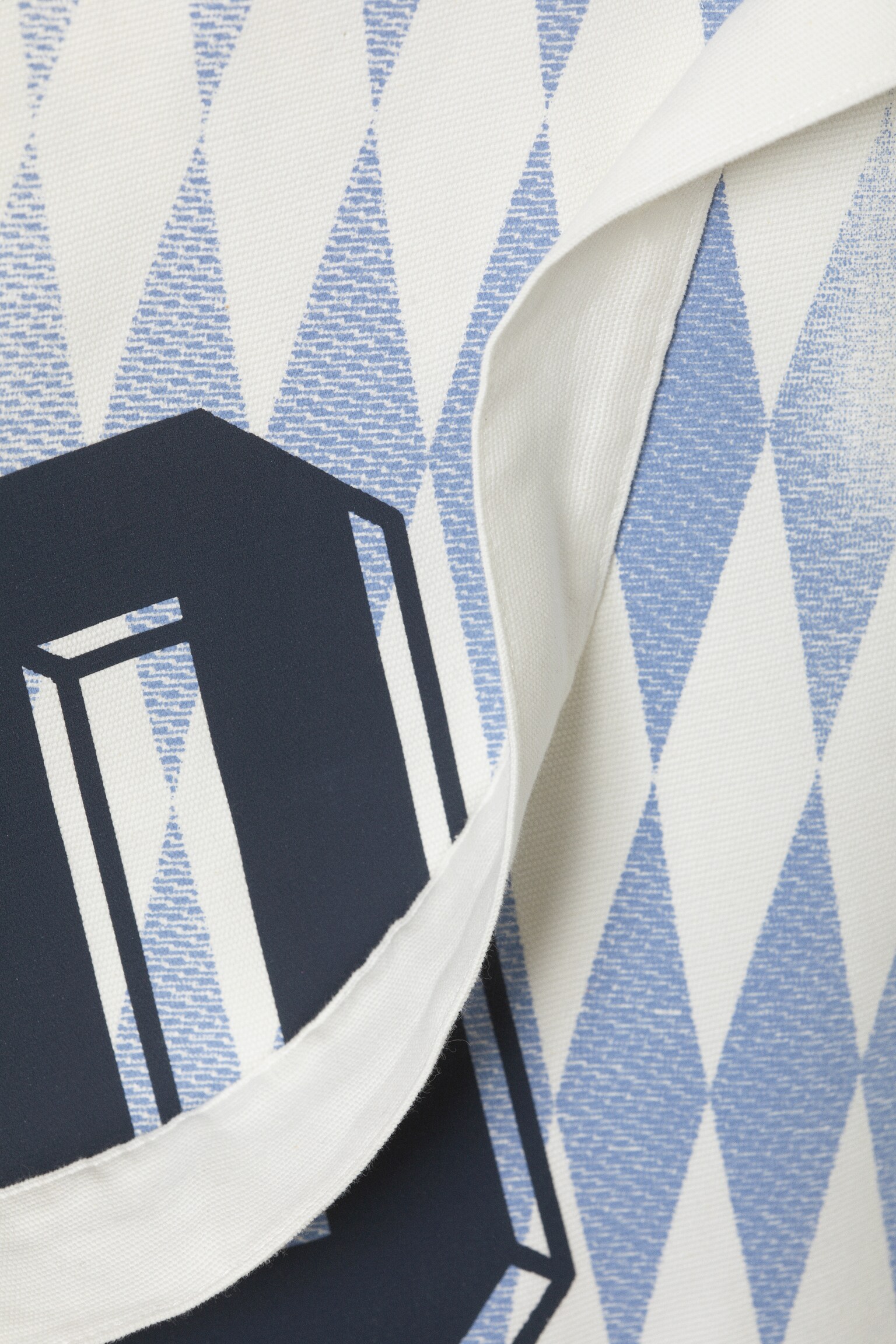 Large Merch Tote Bag - White & Blue - Fantazy FC - 3