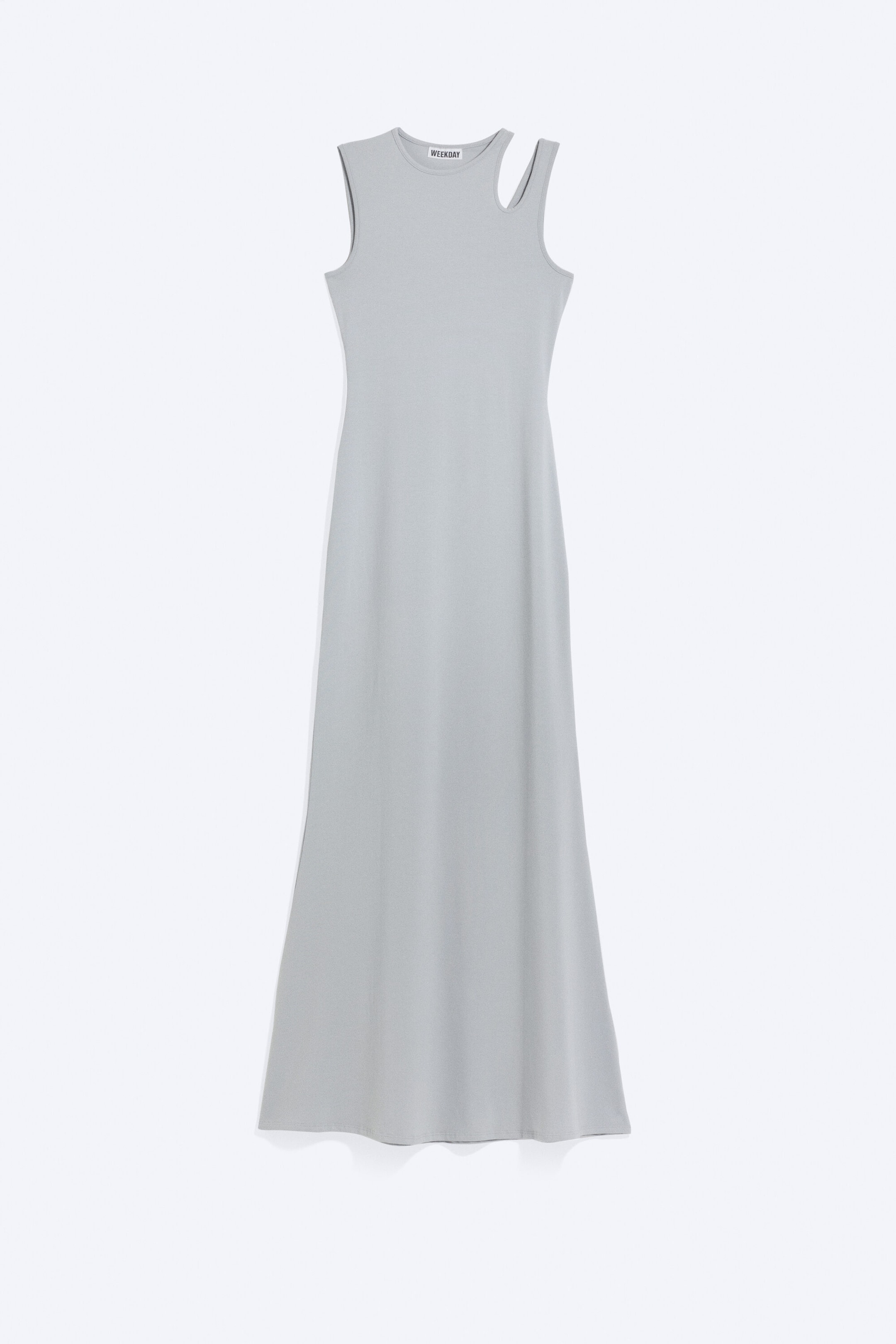 Light Dusty Grey - Cutout Maxi Dress - 5
