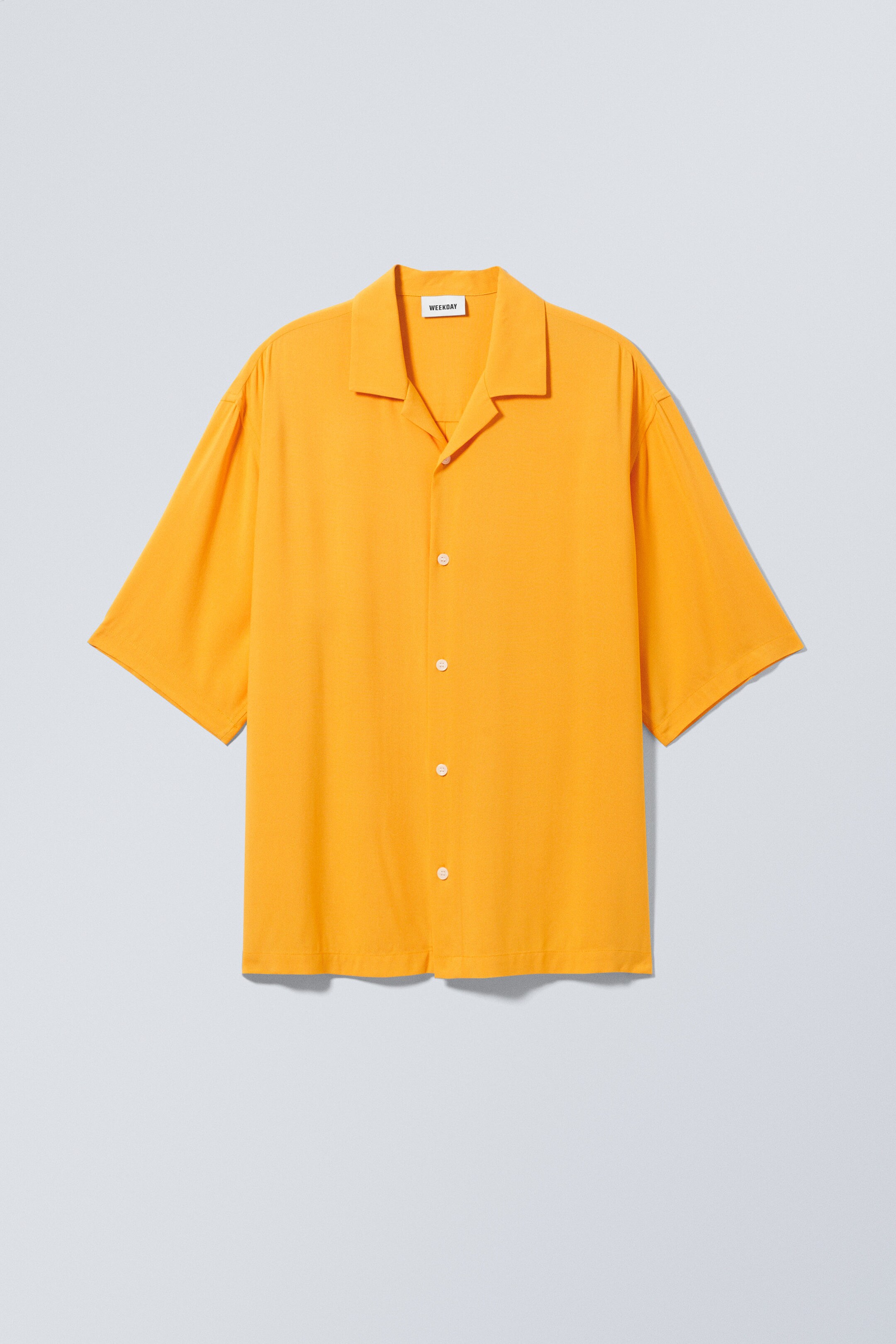 Mango - Oversized-Resorthemd mit kurzen Ärmeln - 0