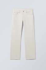 Kreideweiß - Arrow Low Waist Regular Straight Jeans - 0