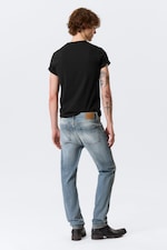 Blue Horses - Medium Blue - Orion Mid Rise Slim Fit Straight Leg Jeans - 4