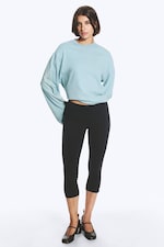 Schwarz - Leggings mit Slim Fit in 7/8-Länge - 0
