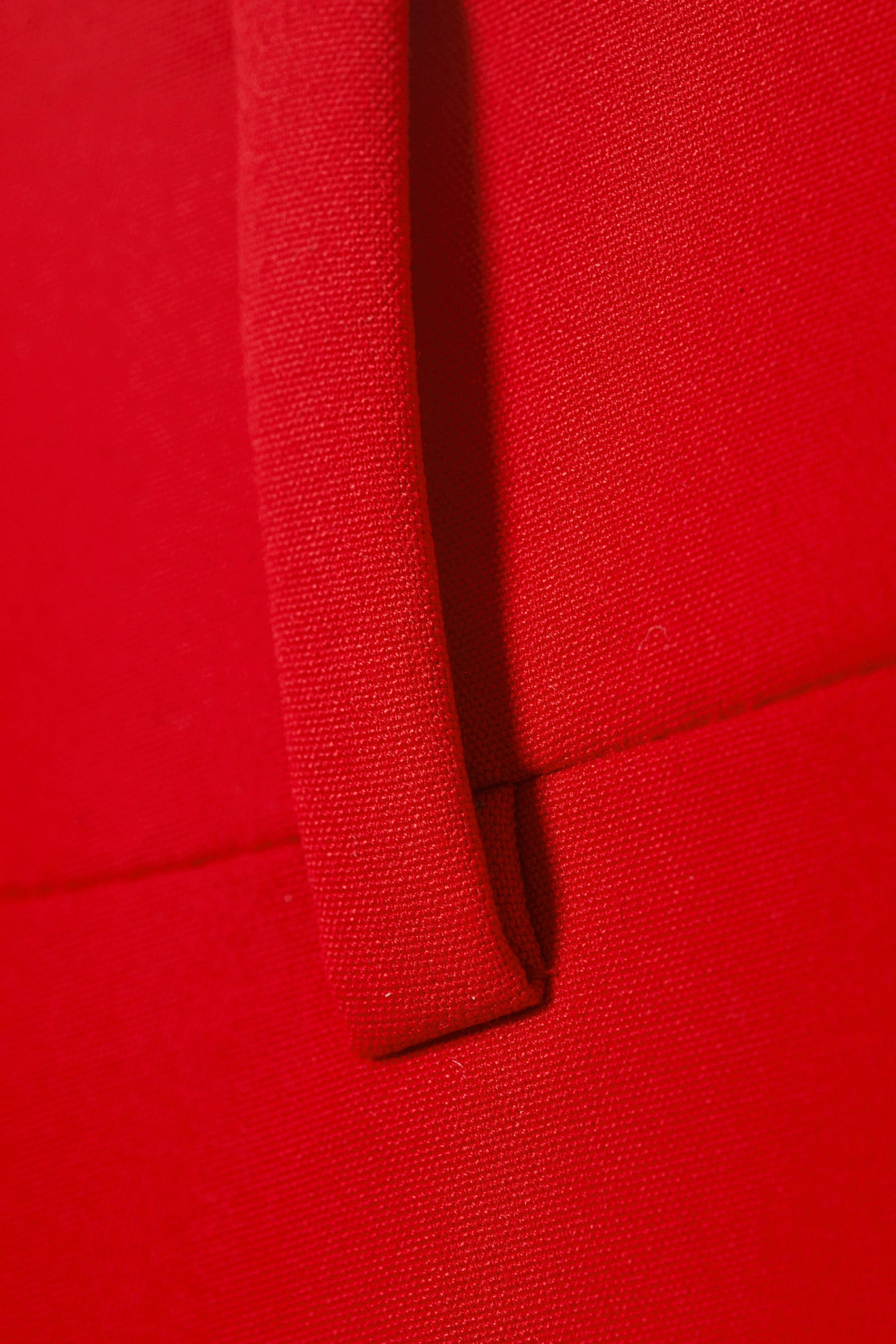 Rot - Minirock mit niedriger Taille - 4