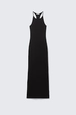 Black - Racerback Jersey Maxi Dress - 4