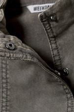 Grey - Structured Asymmetric Cotton Top - 5