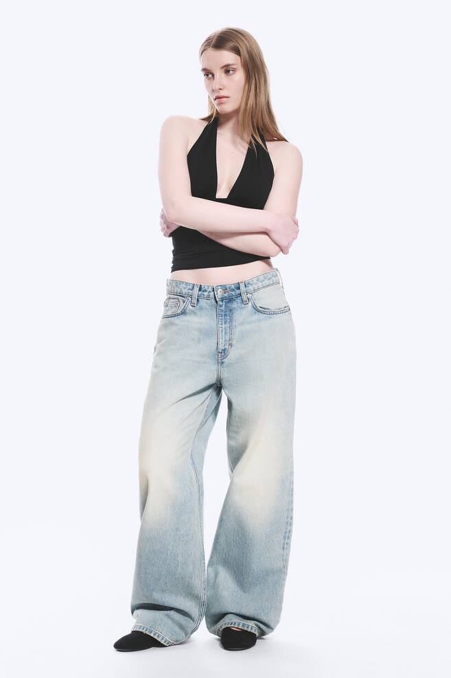 Missy Low Rise Loose Straight Jeans - Broken Blue - Light Blue/Grid Blue - Light Blue/Blue Rinse - Dark Blue/Tuned Black - Black/Blue Horses - Medium Blue - 1