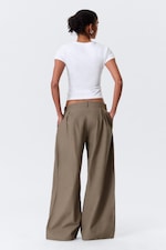 Dimmig mullvad - Aya plisserade byxor - 3