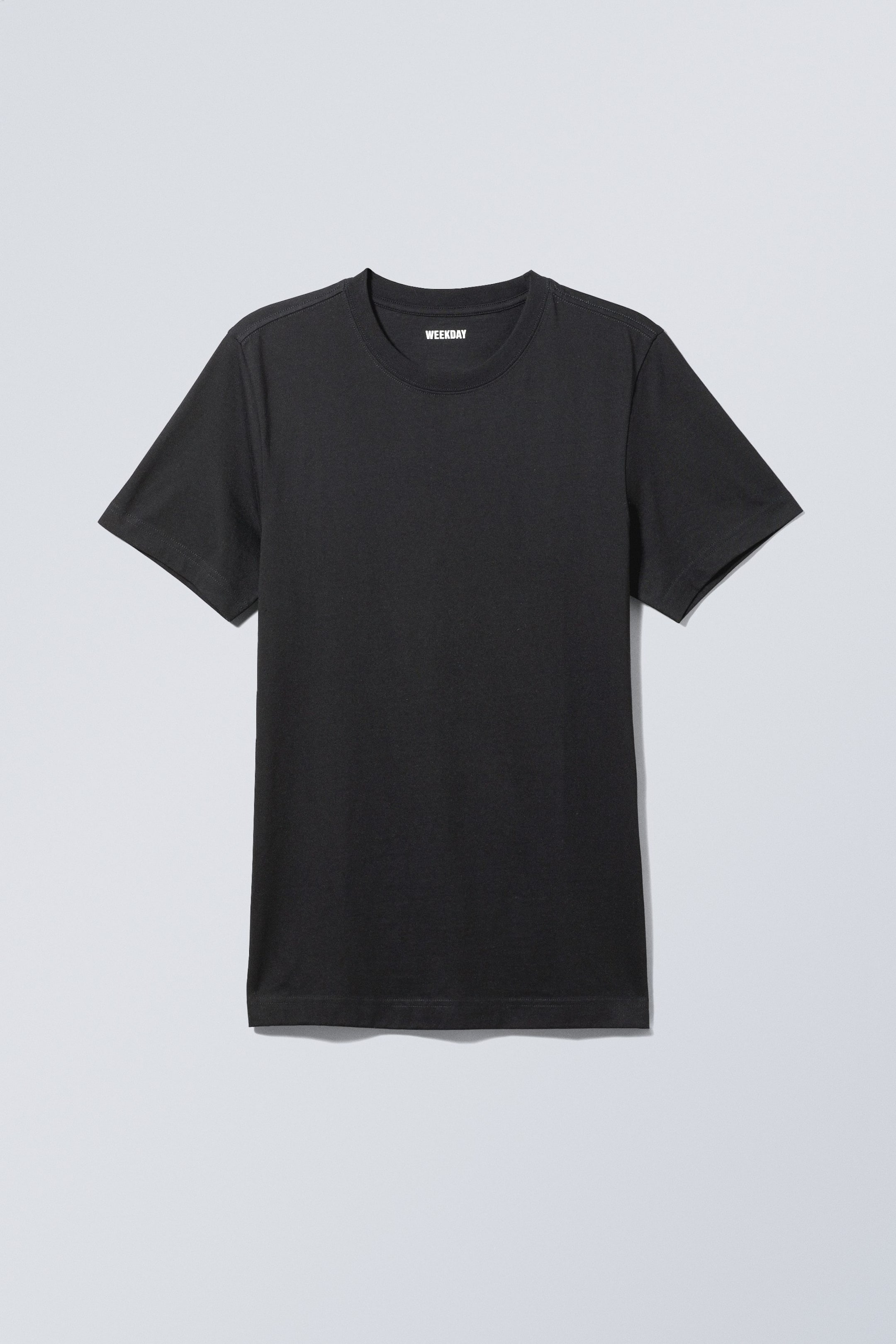 Se større billede: Halvkraftig standard-T-shirt - Sort - HERRE | H&M DK 1