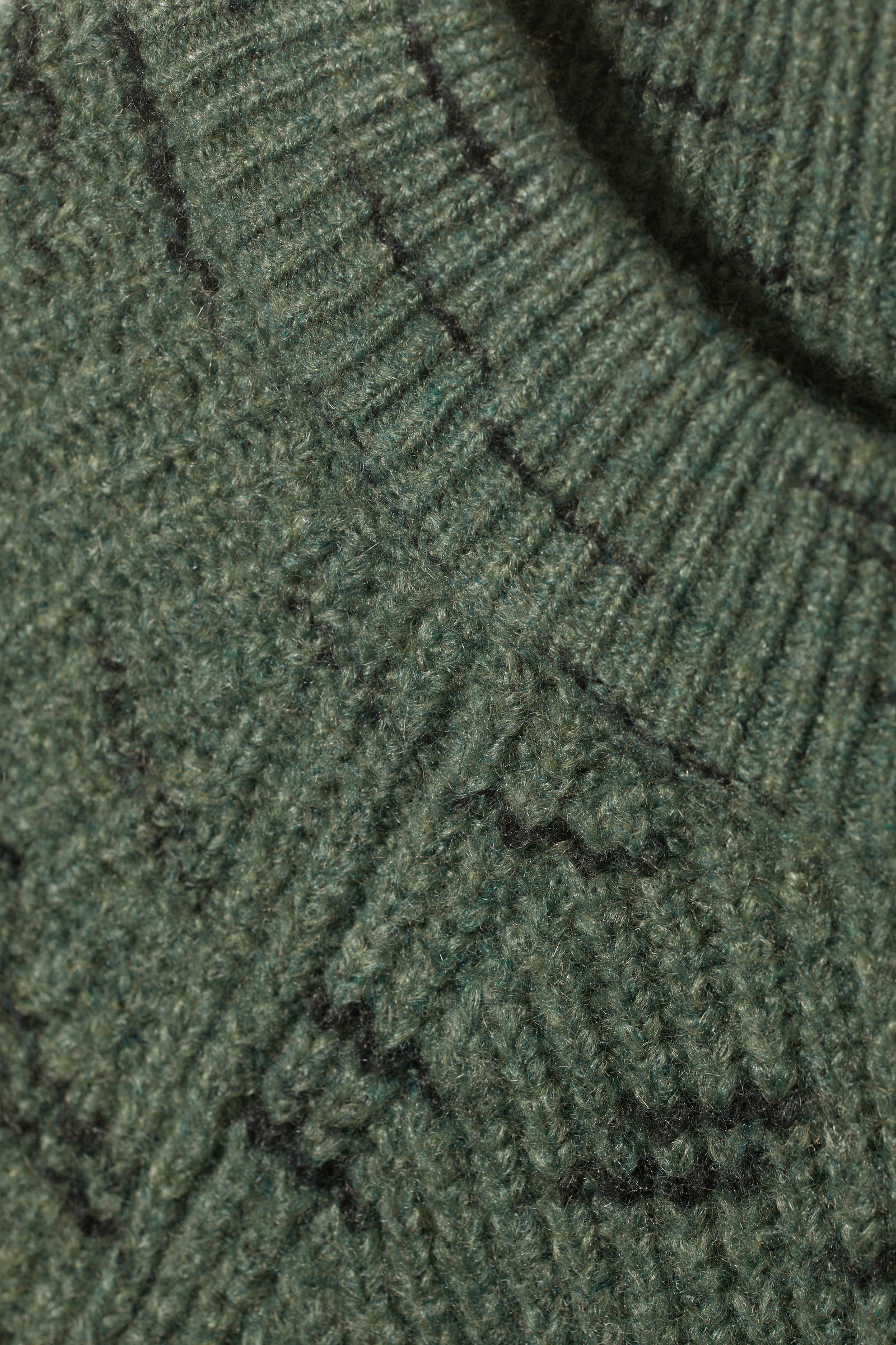 norman relaxed raglan sweater - Dusty Green | Weekday WW