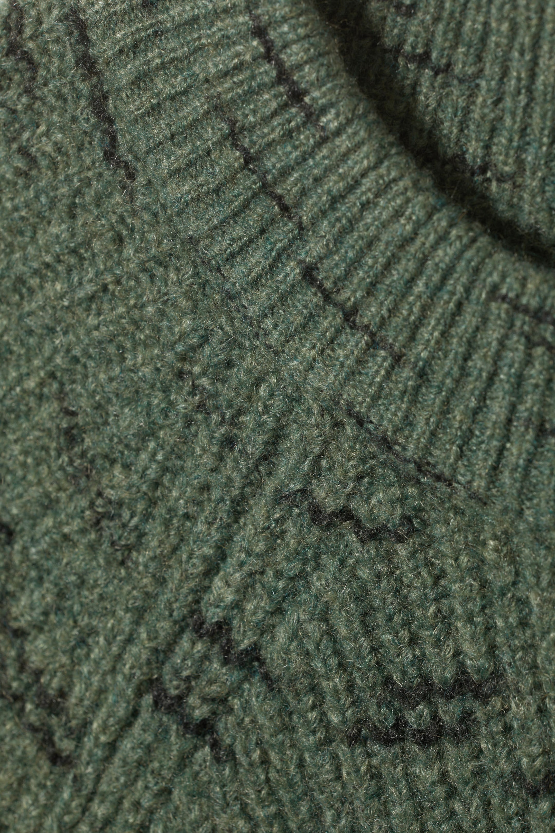 Dusty Green - Norman Relaxed Raglan Sweater - 1