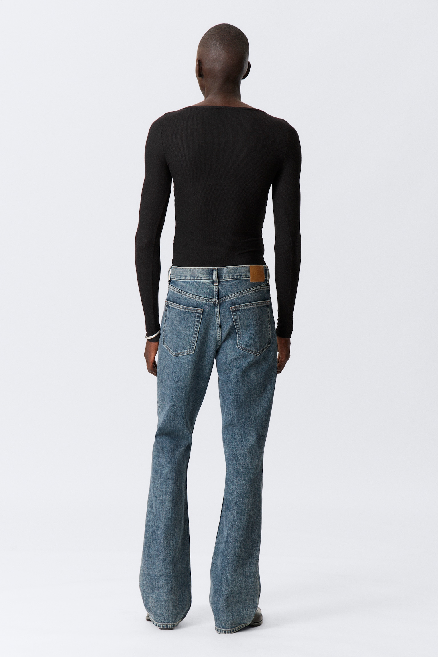Mercury Relaxed Bootcut Leg Jeans - Second Blue - Mittelblau/Black Rinse - Schwarz/Lake Blue - Mittelblau - 3