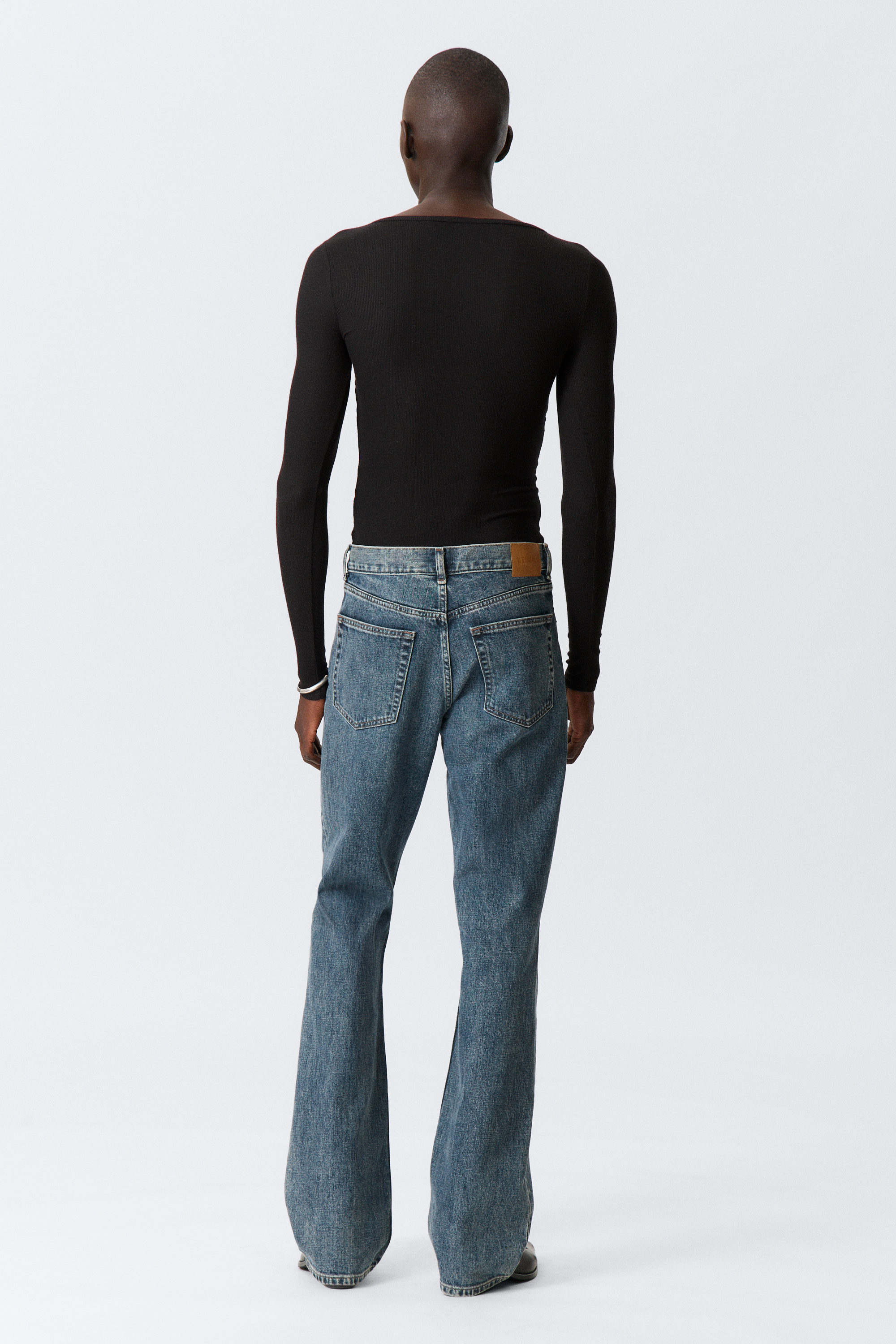Second Blue - Medium Blue - Mercury relaxed bootcut leg jeans - 4