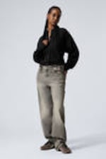 Canyon Grey - Medium Grey - Galaxy Loose Straight Leg Jeans - 6