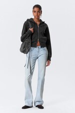 Fluid Blue - Light Blue - Luna Low Rise Skinny Bootcut Leg Jeans - 0