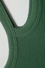 Green - Strap Crop Top - 1