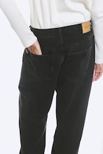 Tuned Black - Black - Astro Mid Rise Loose Baggy Unisex Jeans - 5