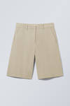 パンツ eaphi slanting button short pants /beige 5-pocket shorts beige | Calliope