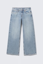 Fresh Blue - Hellblau - Imoo - Hüftjeans mit weitem, lockerem Bein - 0