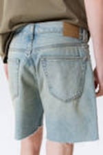 Port Blue - Lichtblauw - Space Relaxed Mid-dij denim shorts - 4