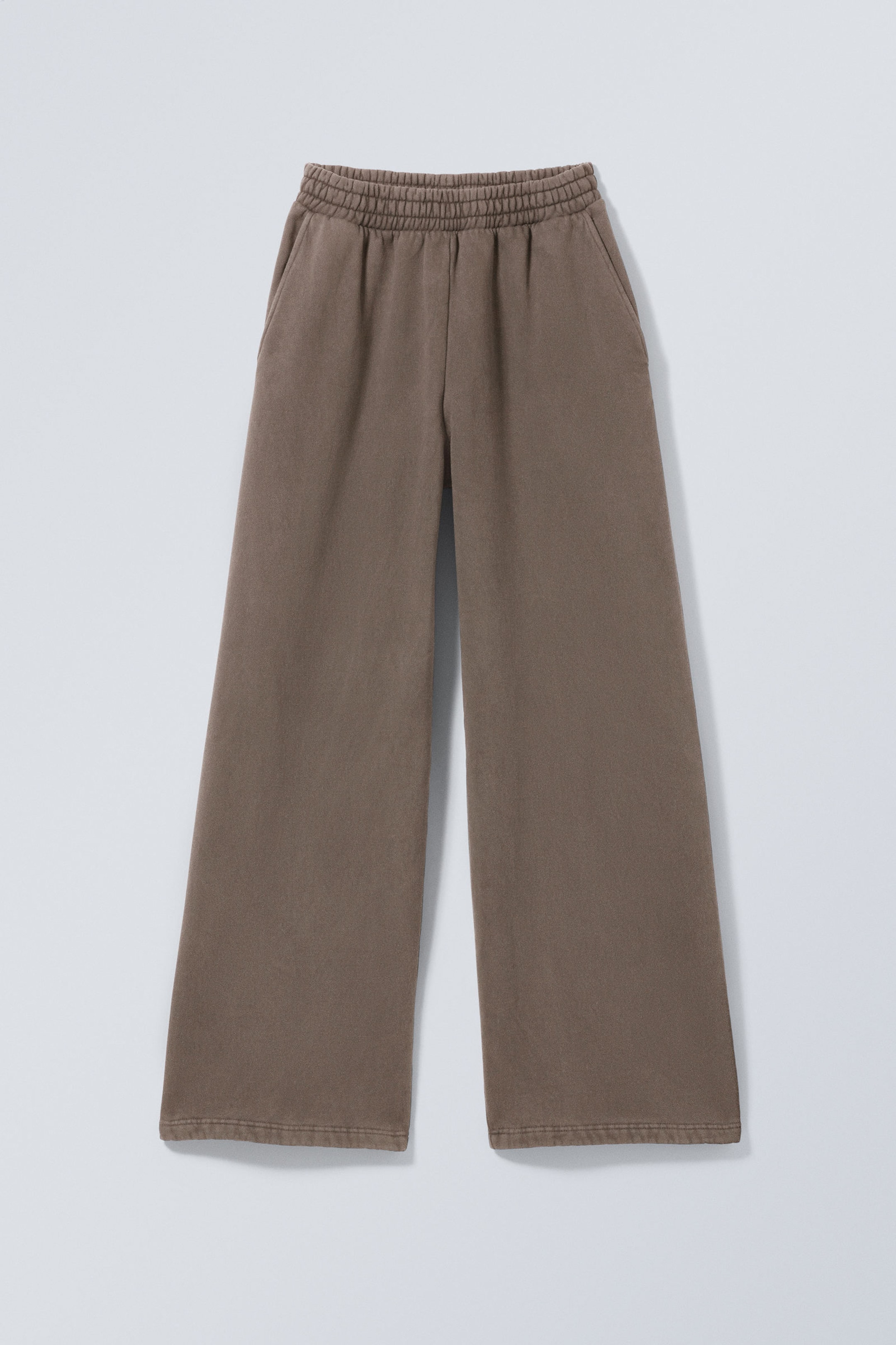 Washed Dark Mole - Loose Long Heavyweight Sweatpants - 0