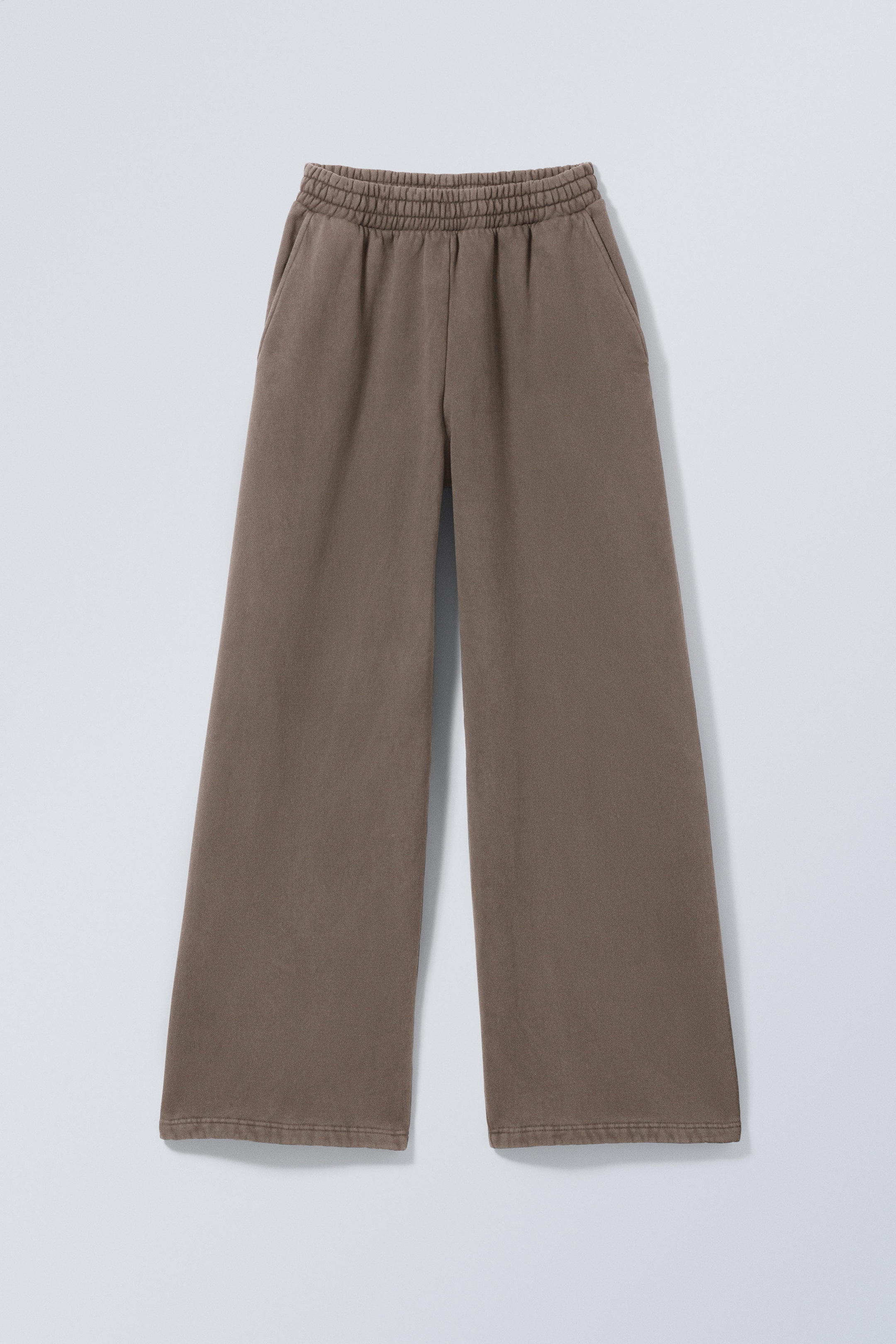 Washed Dark Mole - Loose Long Heavyweight Sweatpants - 0