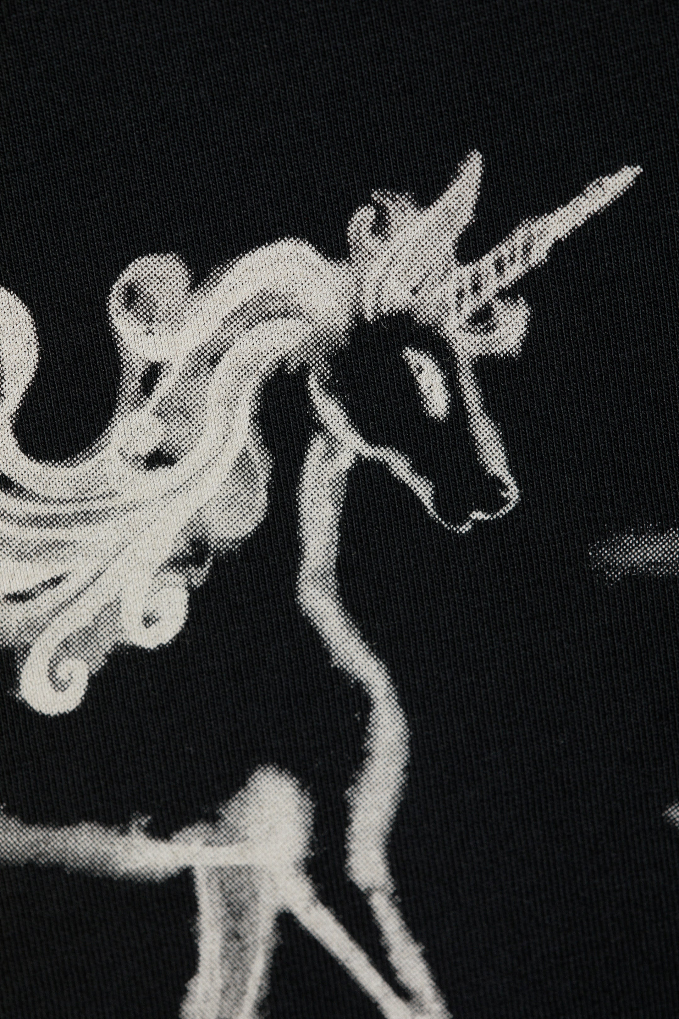 Black - Unicorn - Printed Mini T-shirt - 2