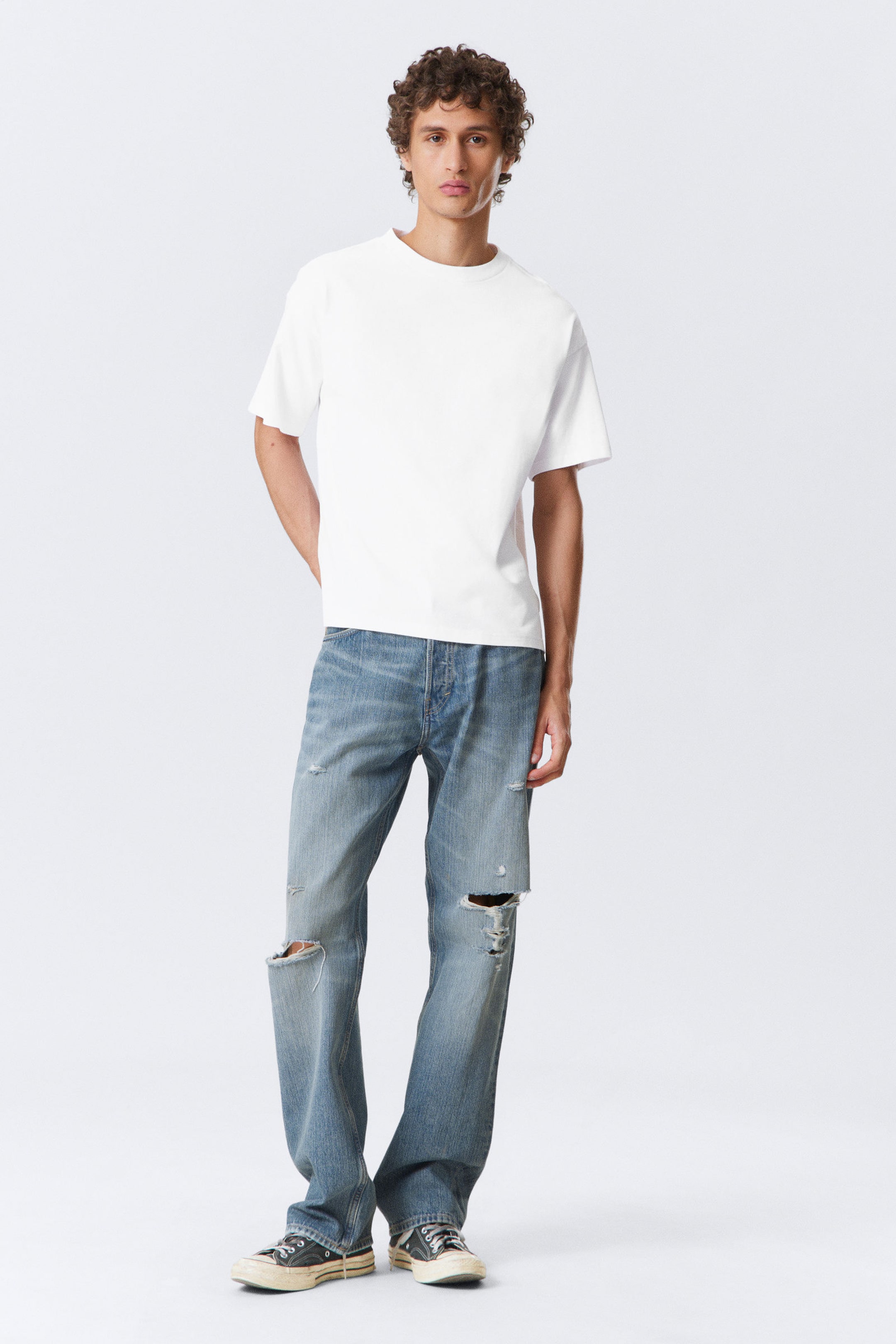 #FFFFFF - Great Boxy Heavyweight T-Shirt - 2