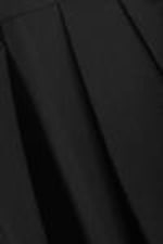 Black - Low Waist Loose Fit Suit Trousers - 1