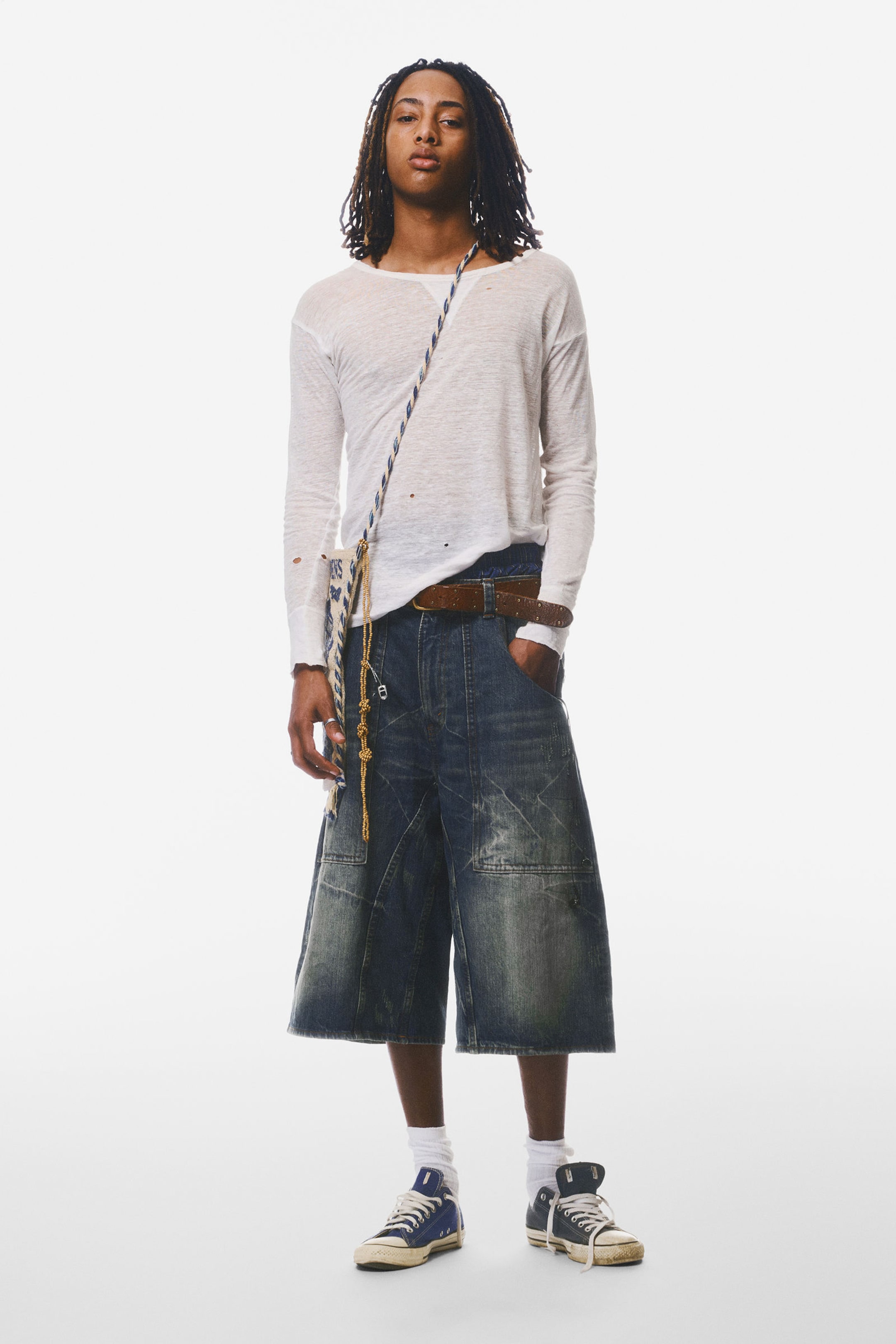 Canyon Blue - Dark Blue - Dunno Loose Fit Carpenter Jorts - 1