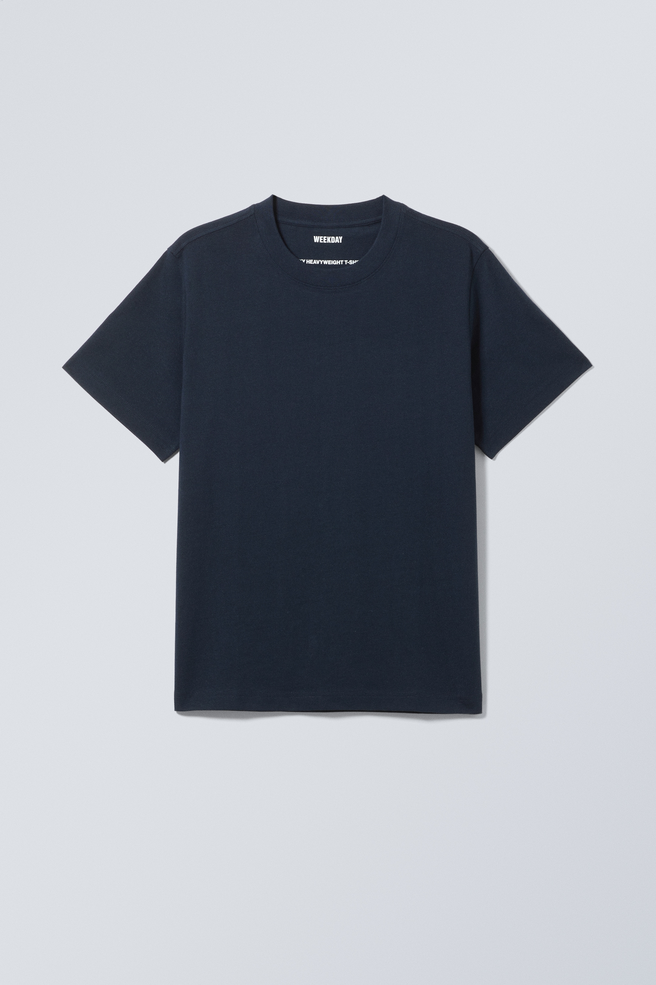 Se større billede: Klassisk boxy T-shirt - Mørkeblå - HERRE | H&M DK 1