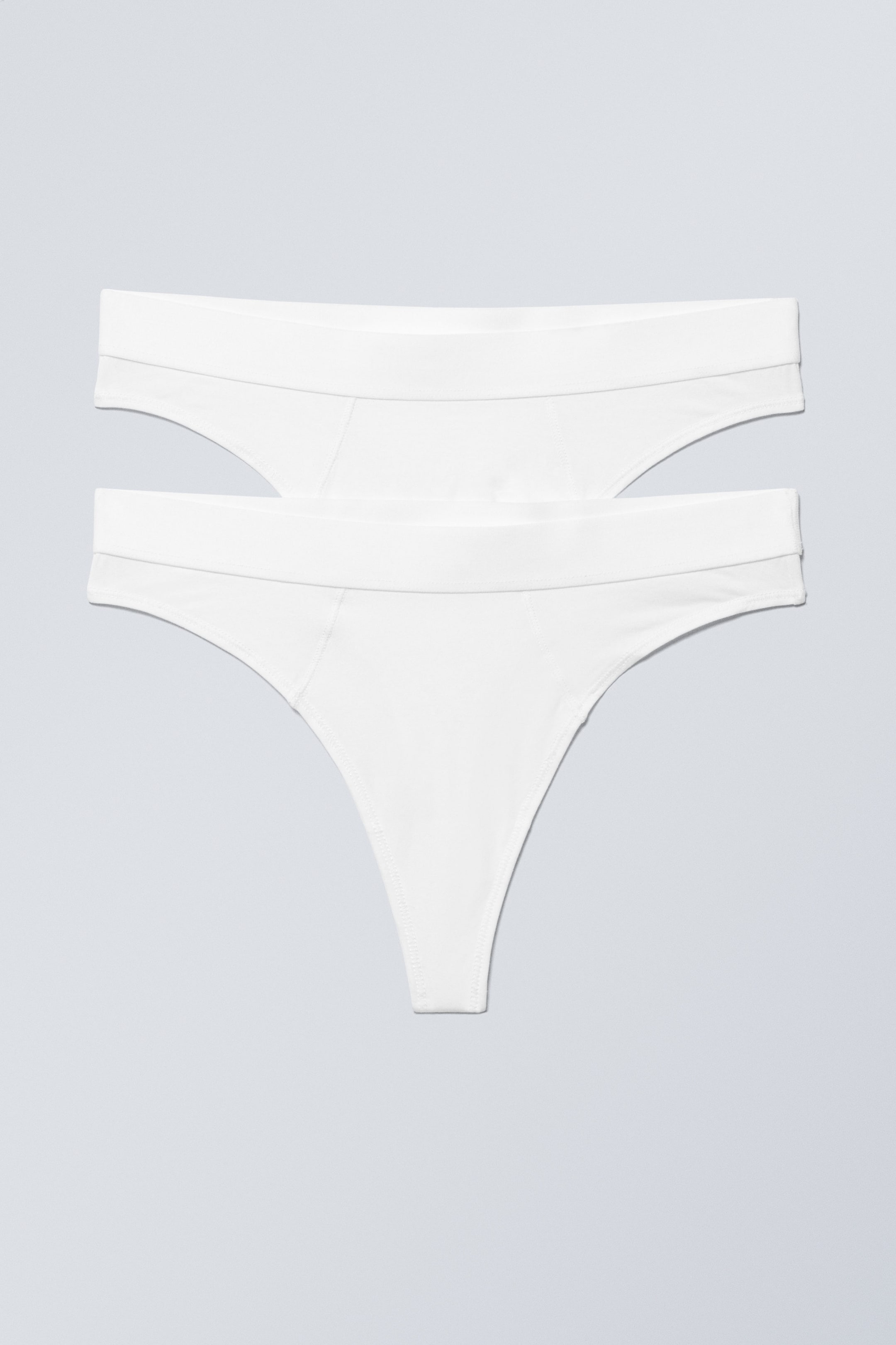 Weiß - Baumwolltanga Ru, 2er-Pack - 1