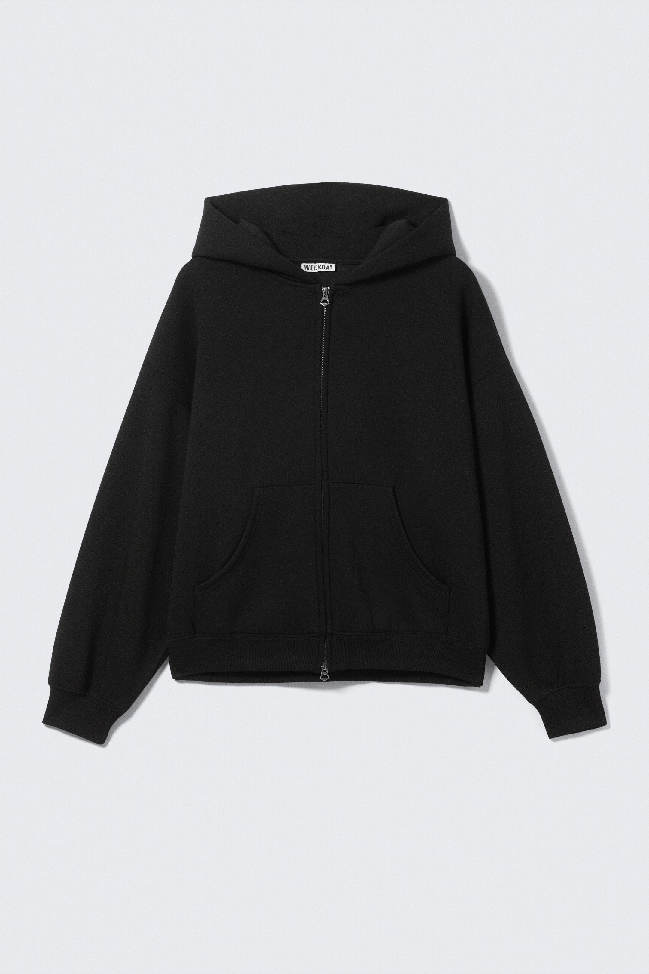 Vezi imaginea mai mare: Oversized Heavyweight Zip Hoodie - Black - FEMEI | H&M RO 4