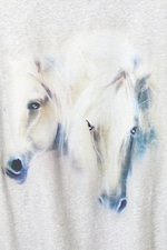 Horses Grey Melange - Gen Printed T-shirt - 1