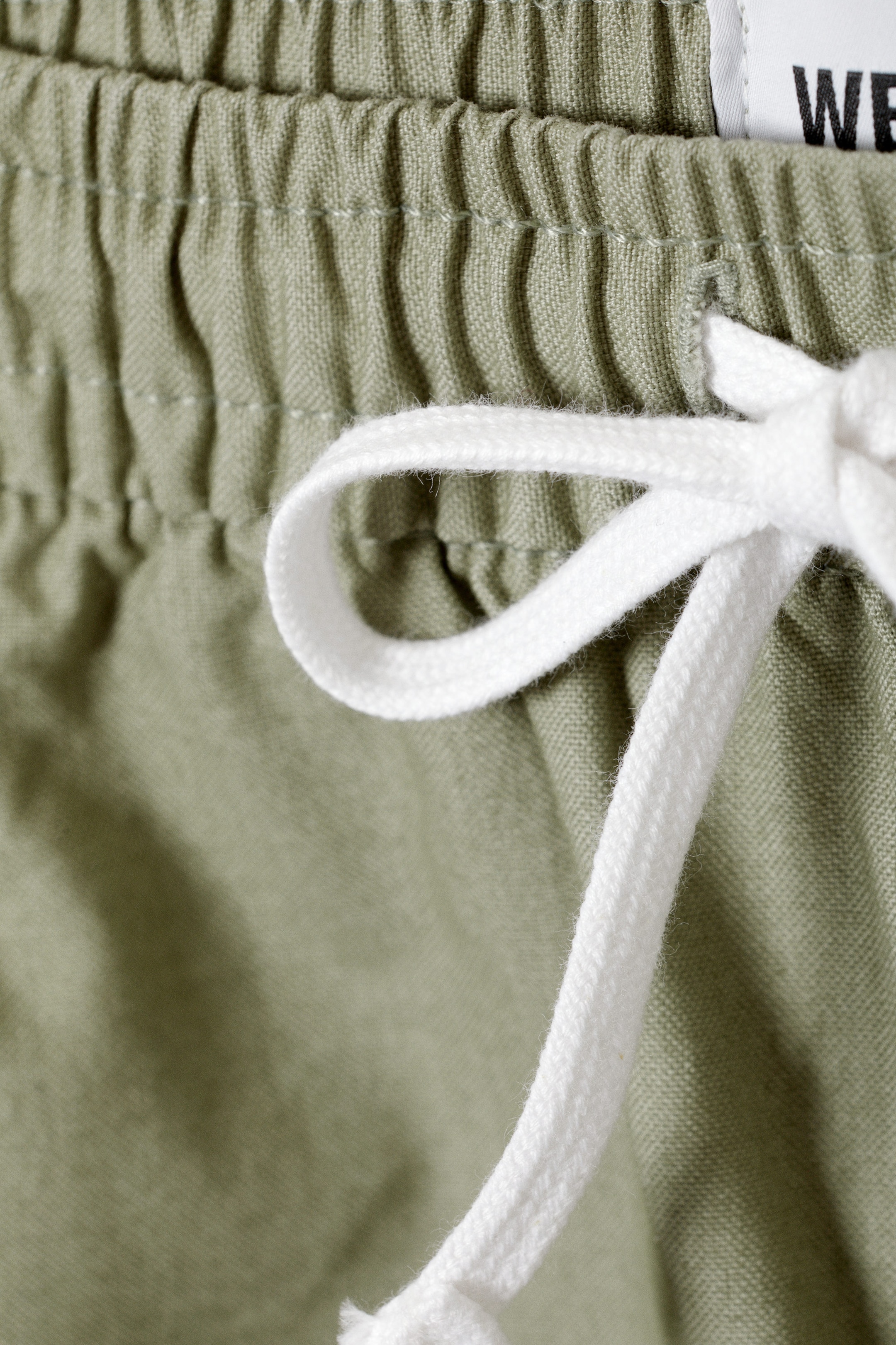 Light Dusty Khaki - Regular Oxford Shorts - 1