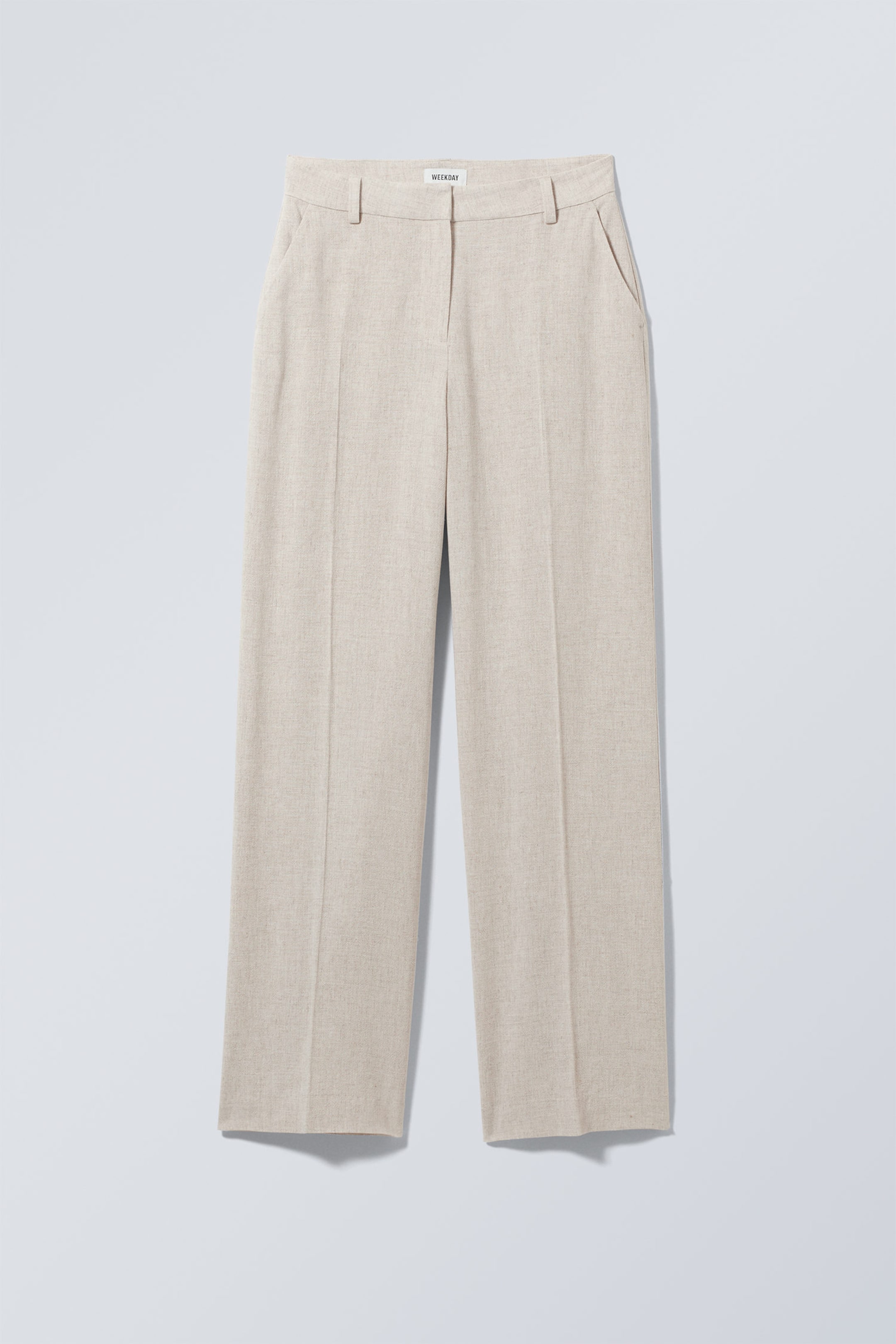 Écru - Pantalon en lin mélangé Cyrus - 0