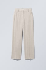 Écru - Pantalon en lin mélangé Cyrus - 0