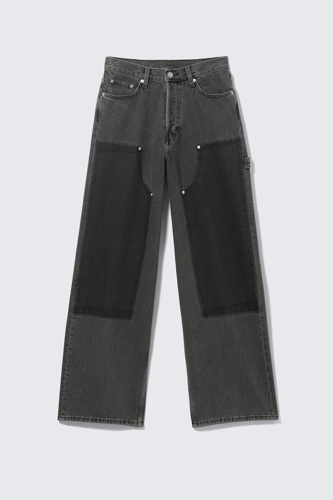 Astro Loose Baggy Carpenter Jeans - Eulogy Black - Black - 1