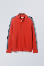 Red - Mattias Regular Cardigan - 0