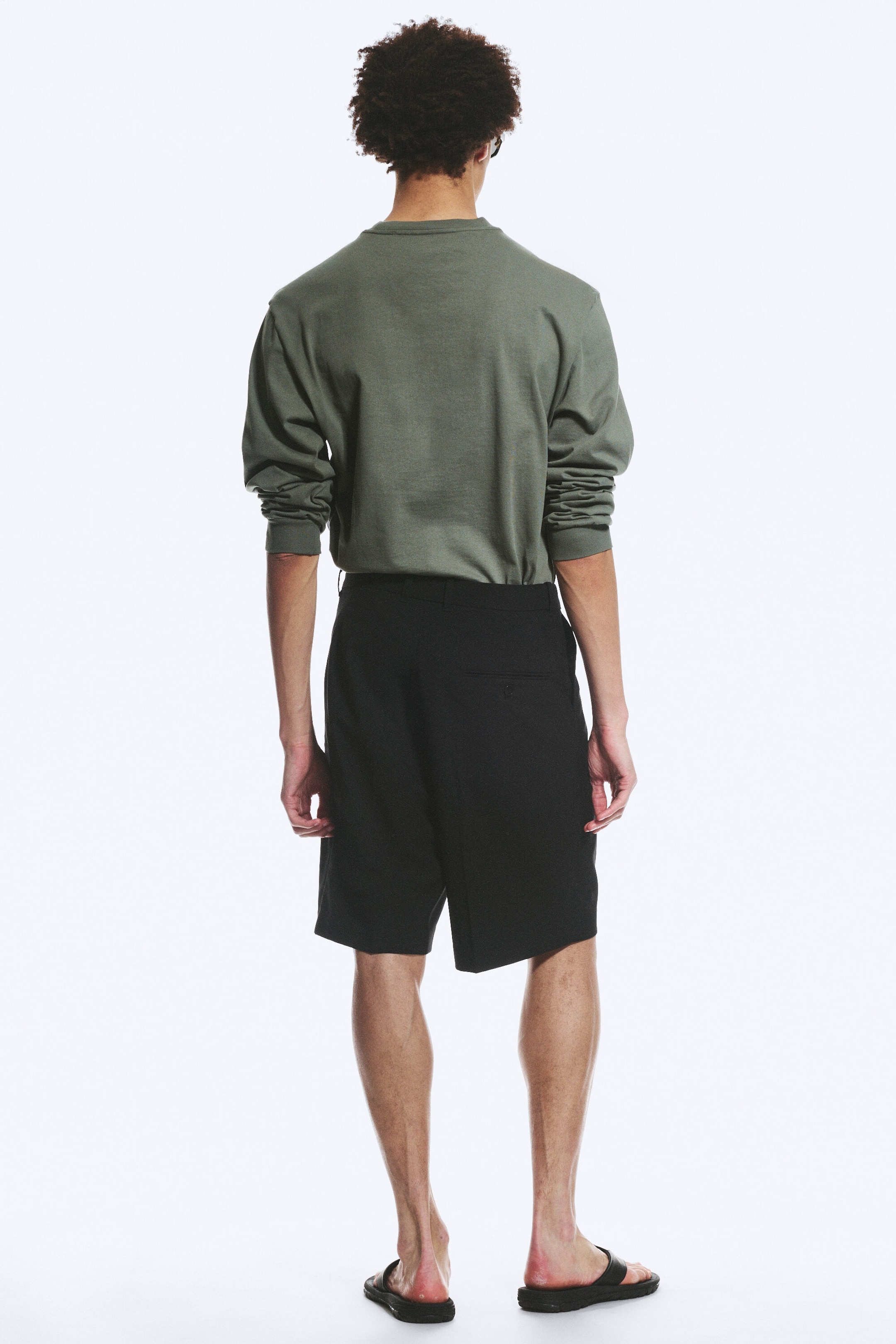 Black - Uno Loose Suit Shorts - 3