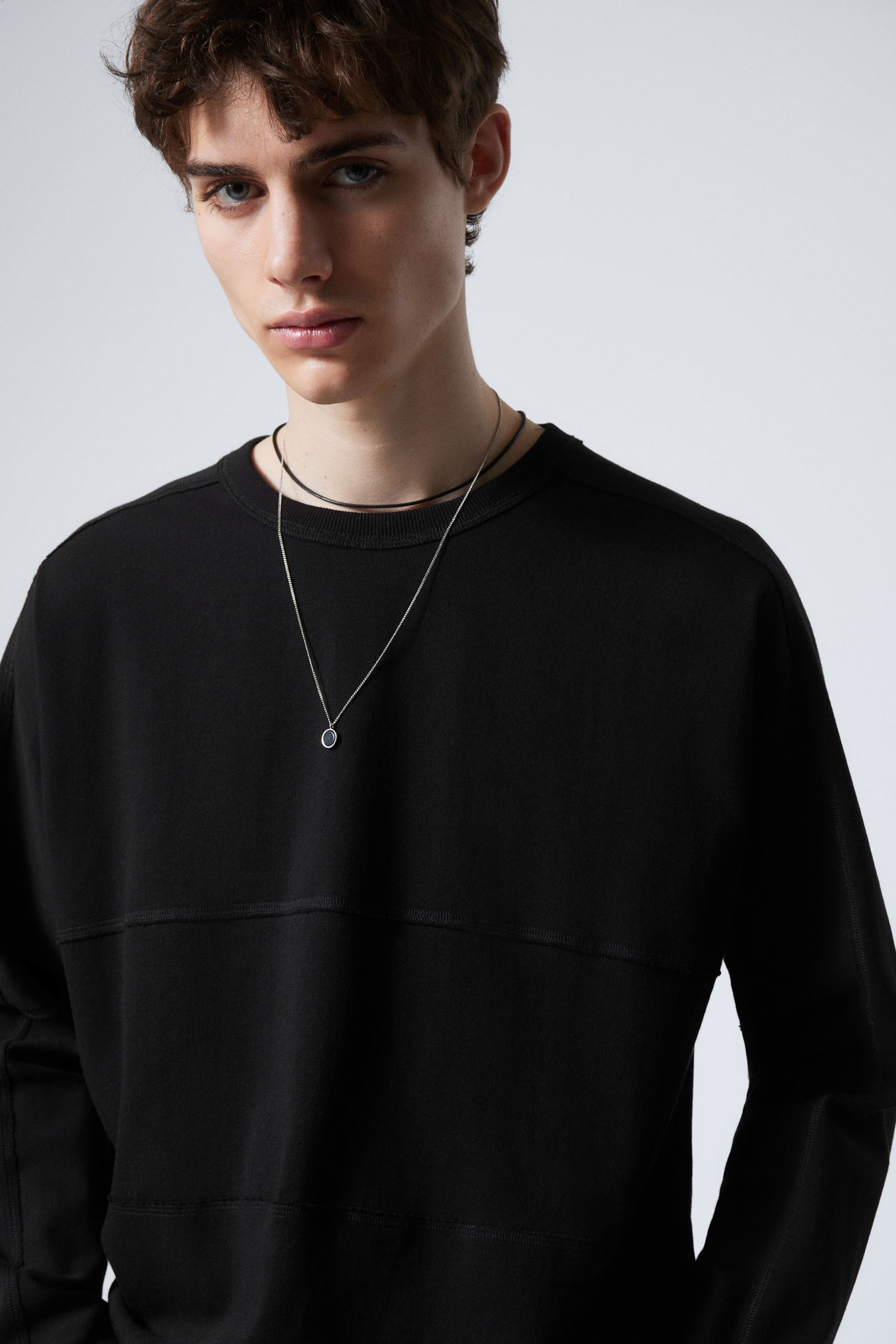 #272628 - Long-Sleeved Inside-out T-shirt - 2