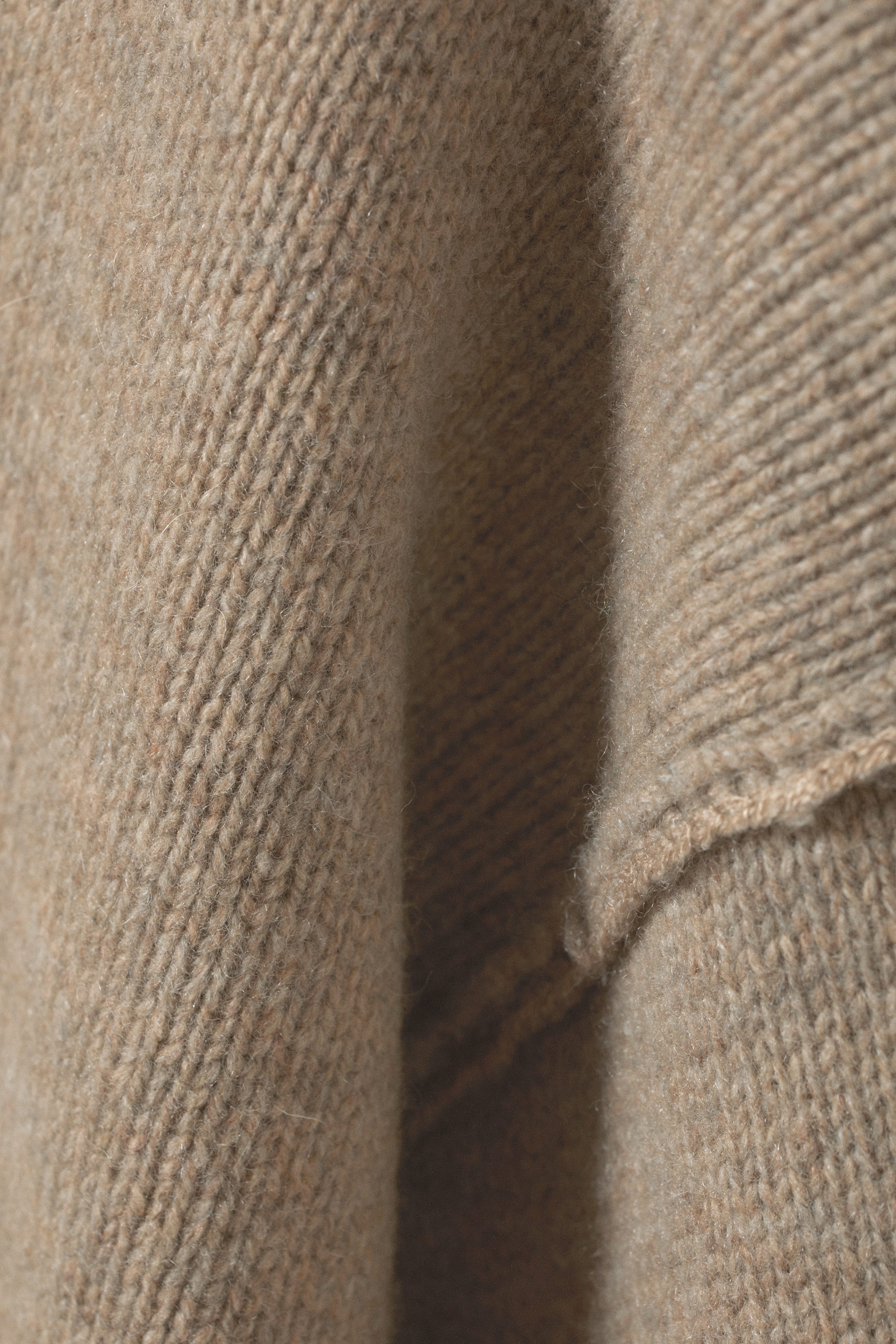 Beige - Rollkragenpullover aus Wolle Maggie - 1