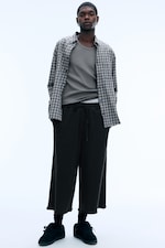 Washed Black - Pantalon de jogging baggy trois-quarts - 2