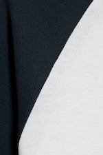 White - Three-quarter sleeve raglan top - 1