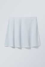 Light Blue - Trace Pull On Mini Skirt - 0