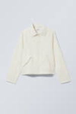 Off White - Regular Linen Blend Jacket - 0